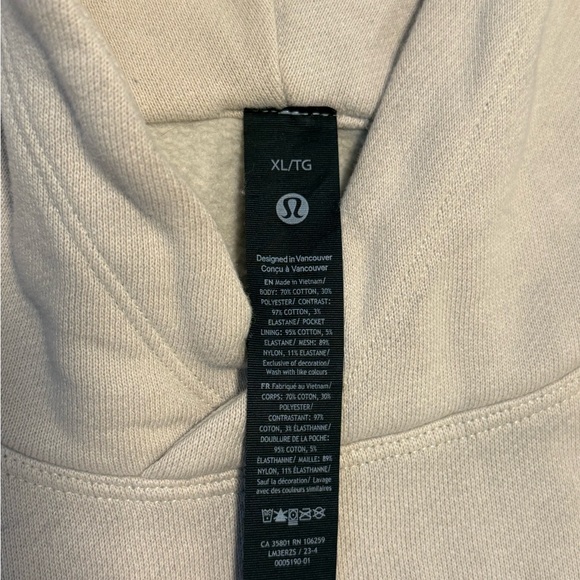 Lululemon Athletica Beige Hoodie - Picture 3 of 4